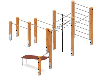 Спортивный комплекс Крепыш 27-Л (лиственница)