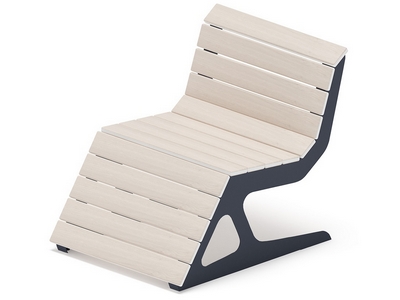 Скамья Геометрия комфорта-2 (светлый дуб)