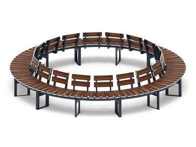 Скамья Центр гармонии-3 (темный дуб)