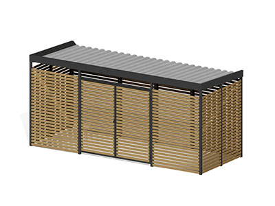 Контейнерная площадка Усиленное укрытие 1