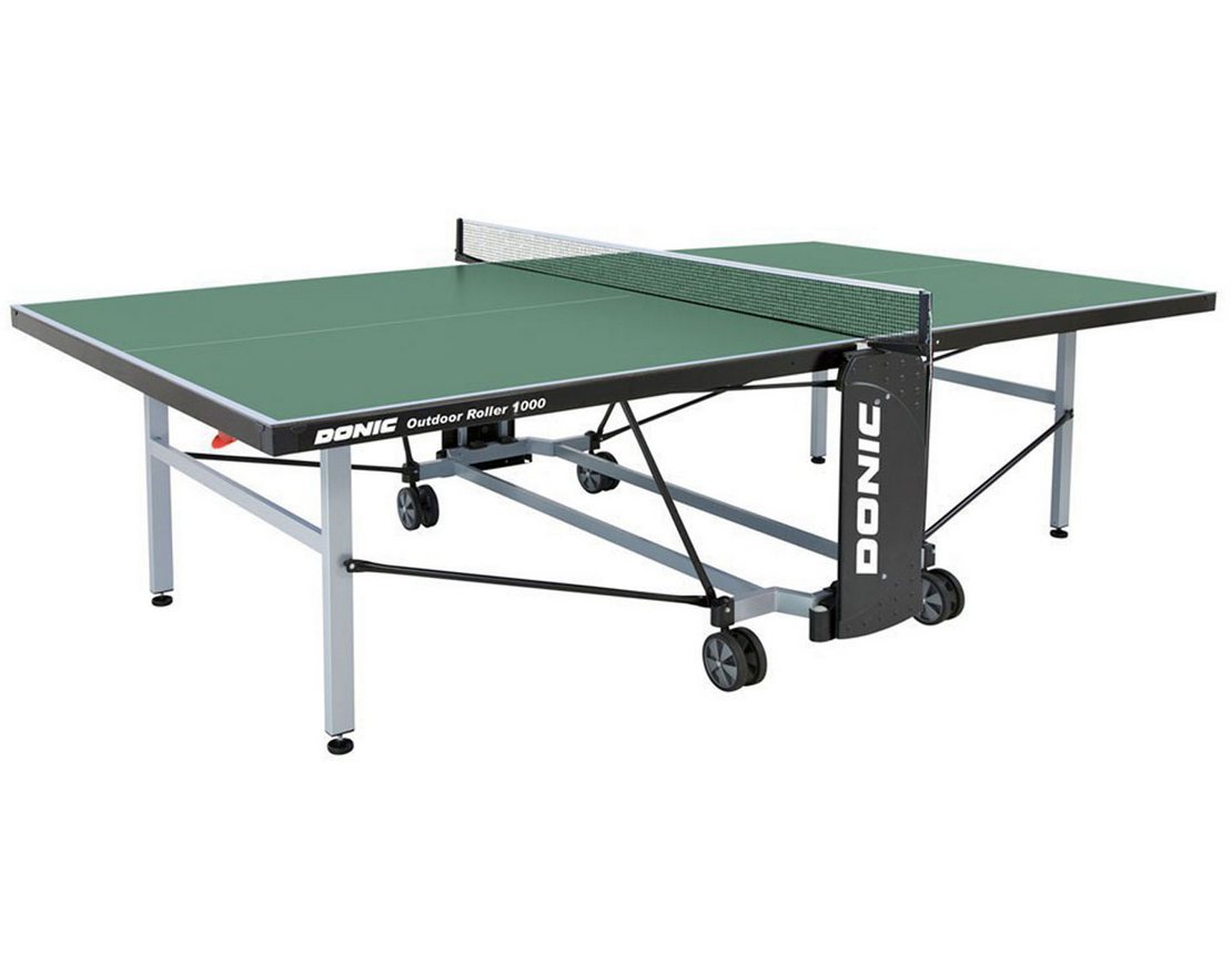 Всепогодный теннисный стол OUTDOOR ROLLER 1000 (Синий/Зеленый) - вид 3