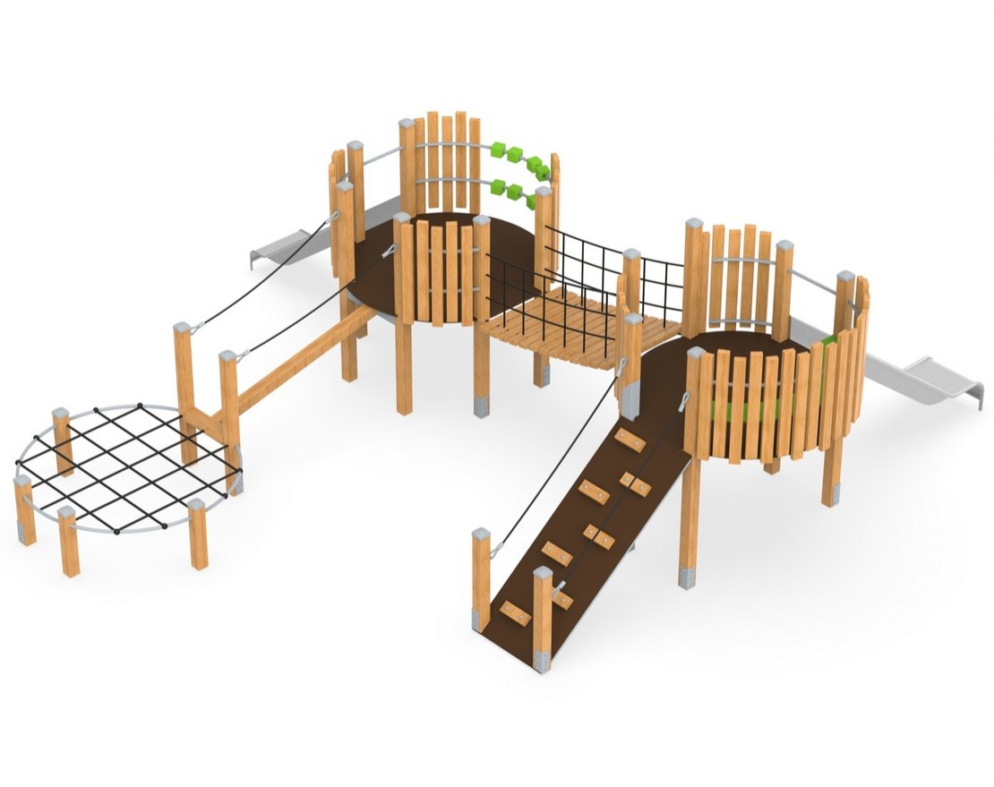 Детский игровой комплекс TORUDA Эко Кливия 2 - вид 2