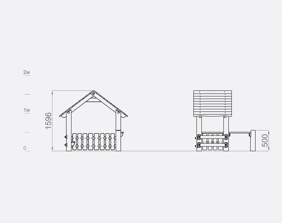 ДЕТСКОЕ ИГРОВОЕ ОБОРУДОВАНИЕ Legno «LE-08.02» - вид 4