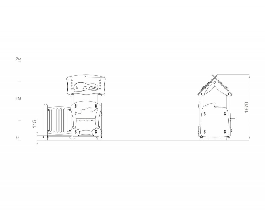 ДЕТСКОЕ ИГРОВОЕ ОБОРУДОВАНИЕ MONSTERS «MN-01.02» - вид 3