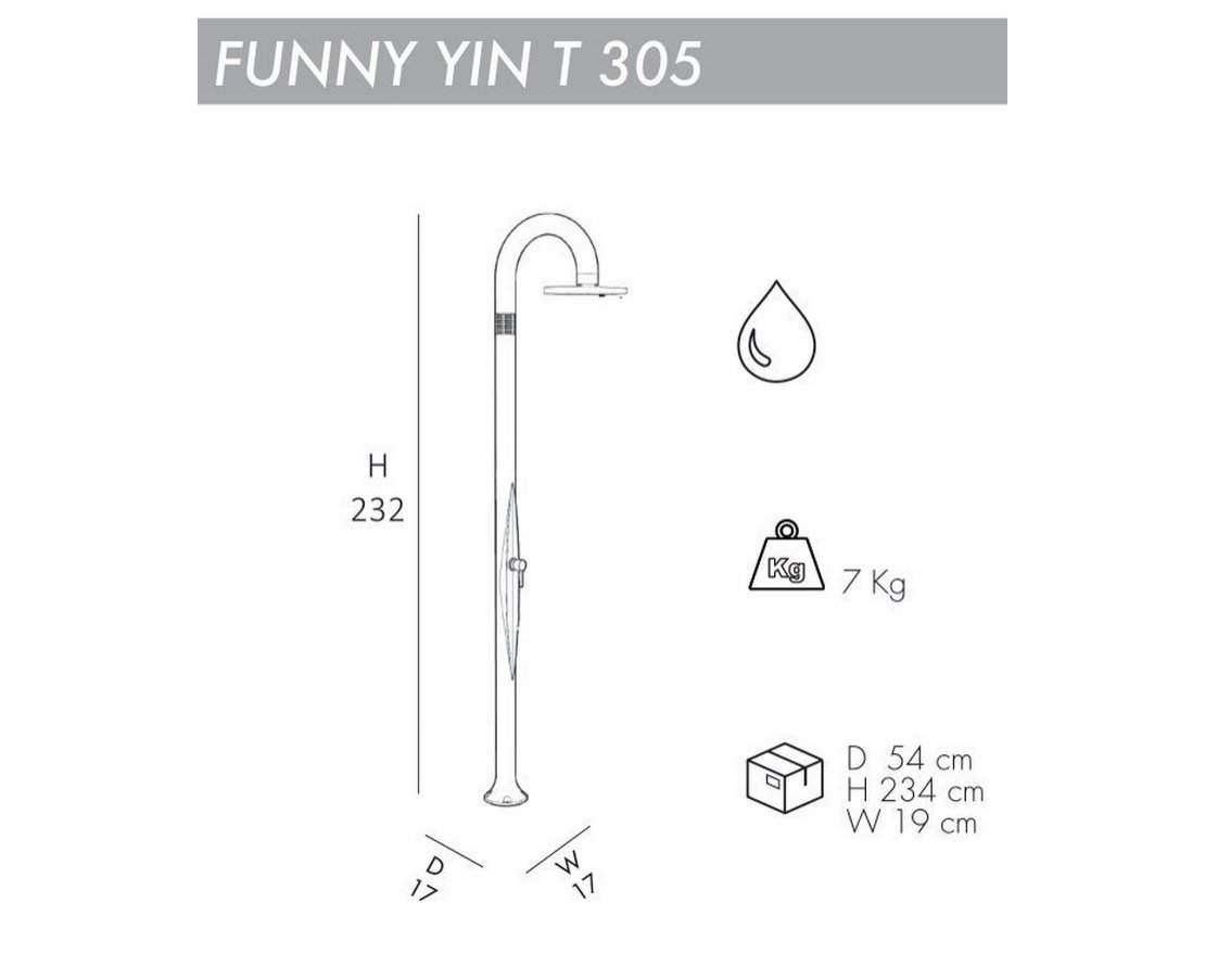 Душ уличный Funny Yin T 305 - вид 4