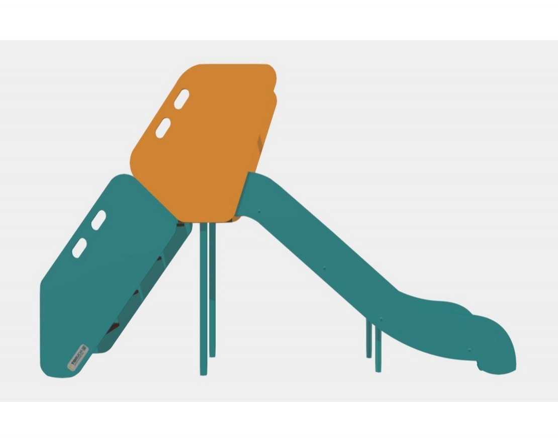 Горка со сплошными бортами TORUDA 07180 H-900 - вид 4