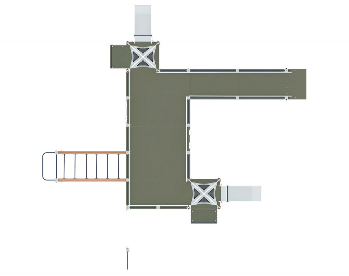 Горка Лунная база-2 h=750 - вид 5