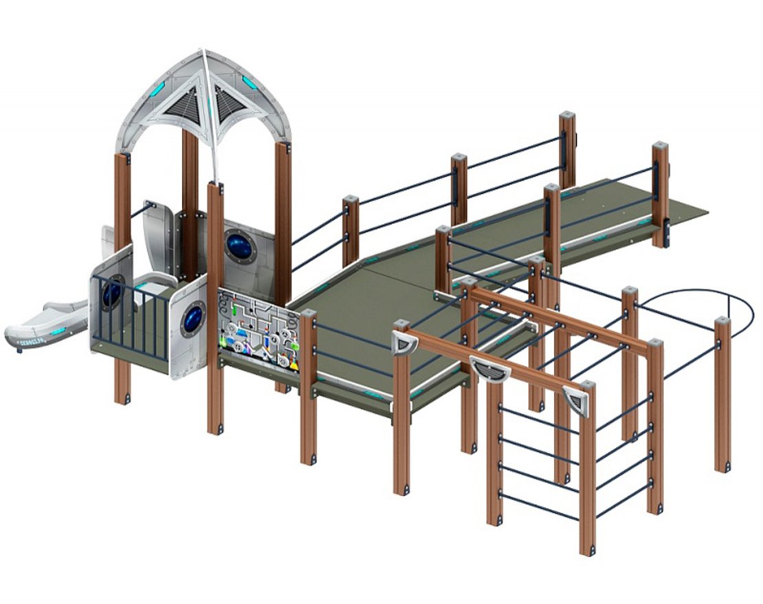 Горка Лунная база-4 h=750 - вид 5