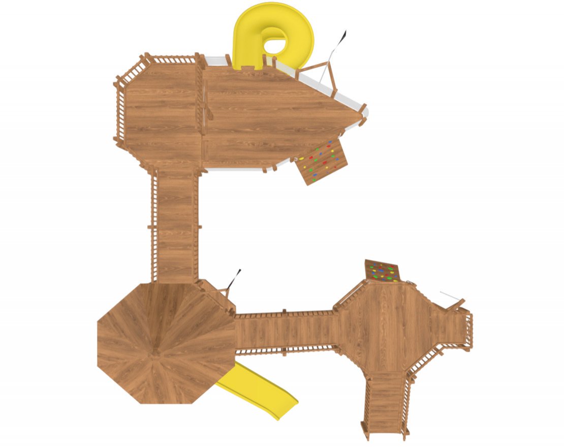 Игровая площадка TORUDA WOOD Пиратский корабль 7 - вид 2