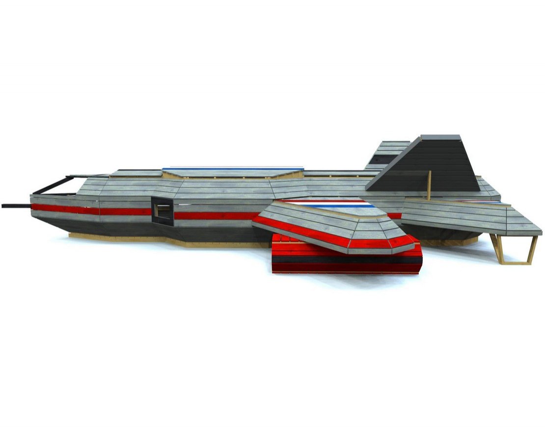 Игровой комплекс TORUDA WOOD Самолет СУ-35 - вид 4