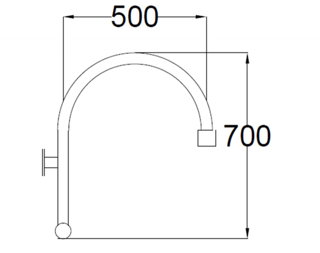 К57.01-А Кронштейн, труба 42*3 мм - вид 2