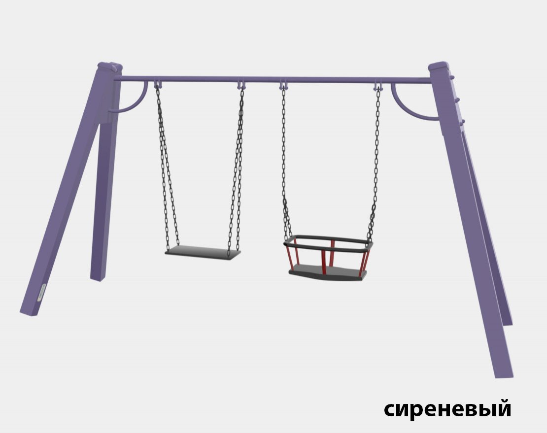 Качели на металлических стойках TORUDA 01250 (лодочка и качель для малышей) - вид 3