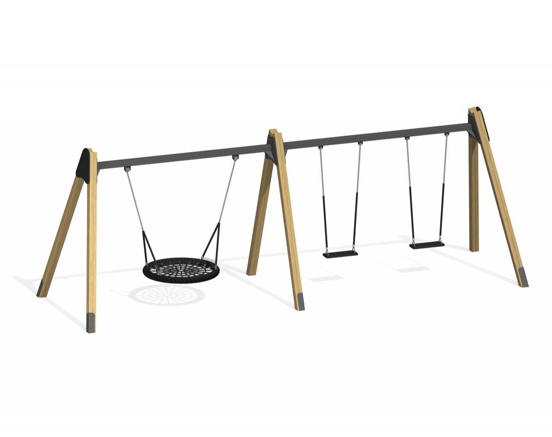 Качели тройные с подвесами Флиппо 3 - вид 3