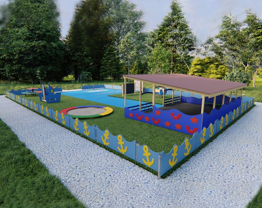 Комплект для детского сада TORUDA Морской (10х15 м) - вид 3