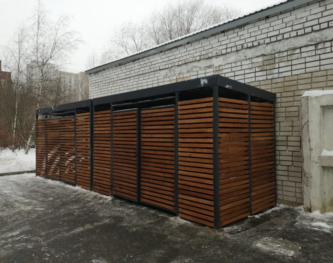 Контейнерная площадка Усиленное укрытие 1 - вид 4