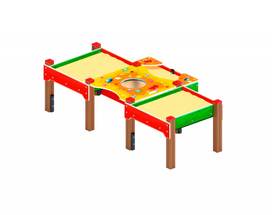 Песочница Золотая долина: комбинированная - вид 5