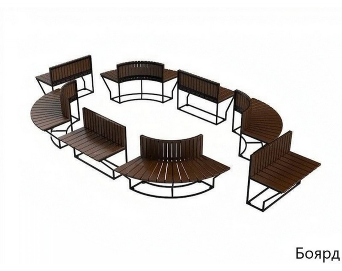 Скамейка-диван TORUDA Диван круглый R550 - вид 4