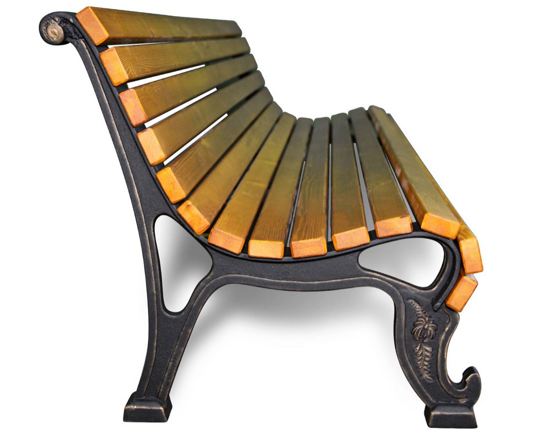 Скамейка Краснодар, Лиственница - вид 4