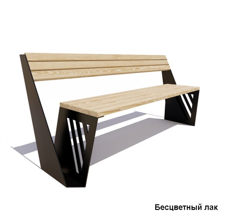 Скамейка парковая Бульвар Лиственница - вид 5