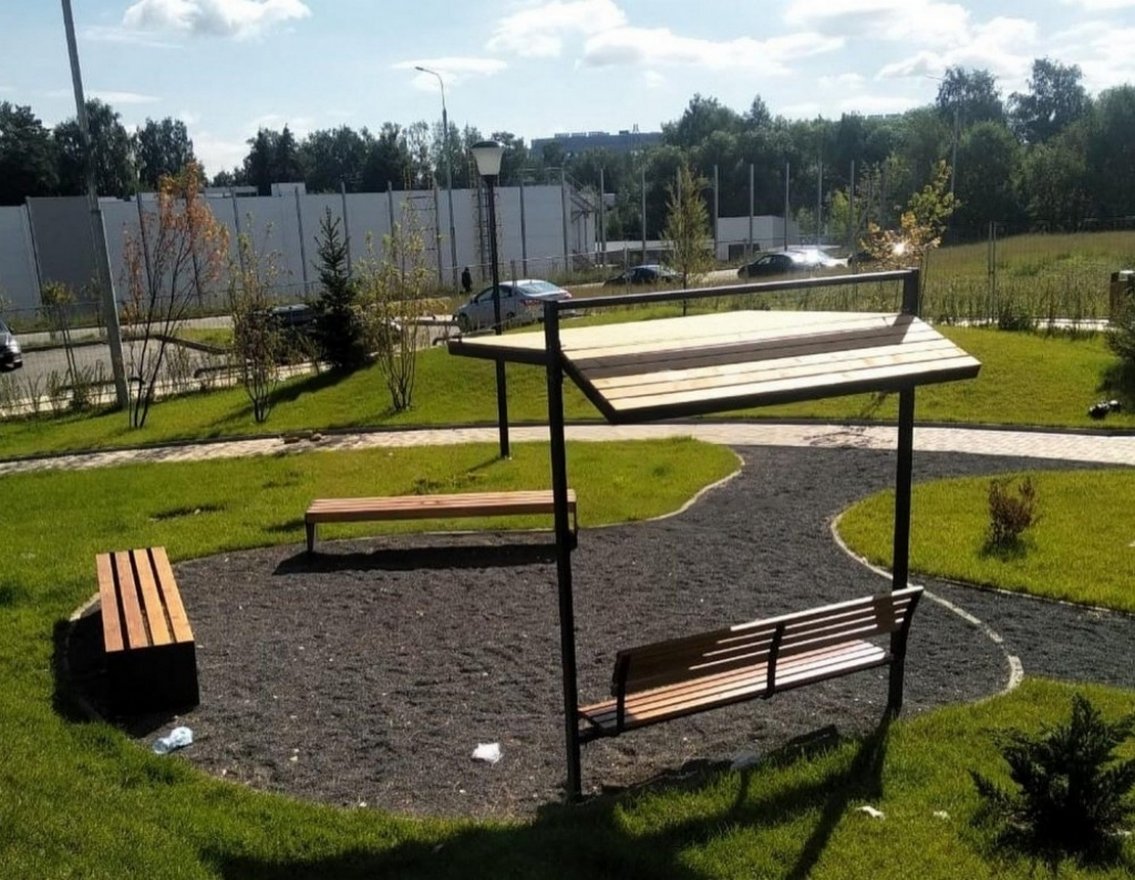 Теневой навес со скамейкой TORUDA 066 - вид 4