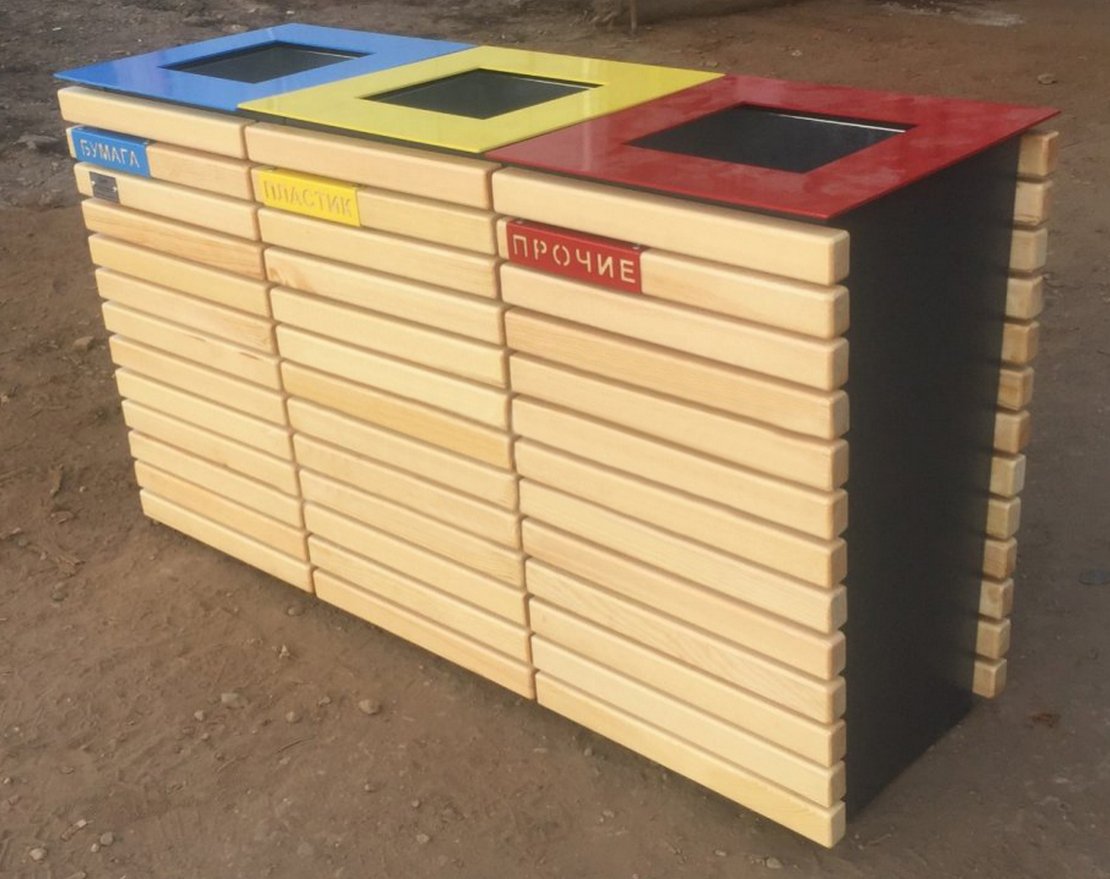 Урна для раздельного сбора мусора TORUDA 13 - вид 4